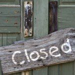 Closed sign