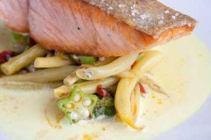 Salmon Pan-Seared Chinook Salmon