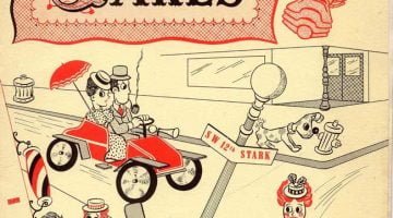 Jake's Portland vintage menu