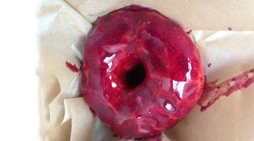 Blue Star Blueberry Bourbon Basil Donut