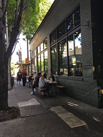 The Parish Portland outdoor dining