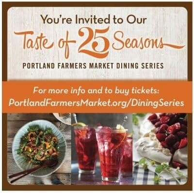 Taste of 25 Seasons Portland Dining Series