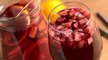 Sangria in glass