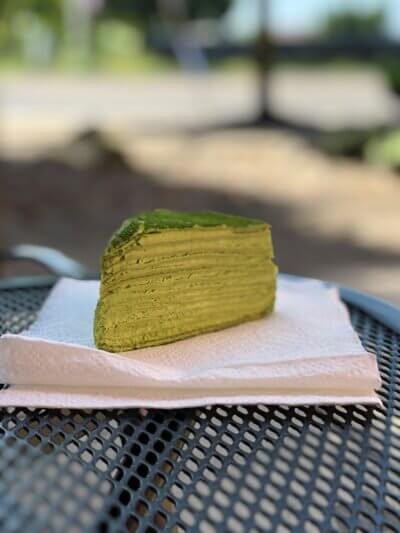 Matcha Cake at La Rose Patisserie Beaverton